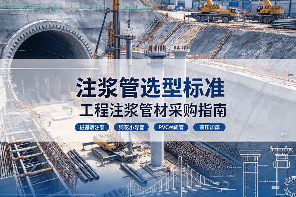 覃塘注浆管选型标准