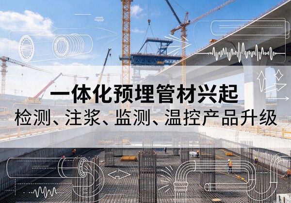 覃塘一体化管材产品兴起，声测注浆一体管、多功能预埋管应用增多