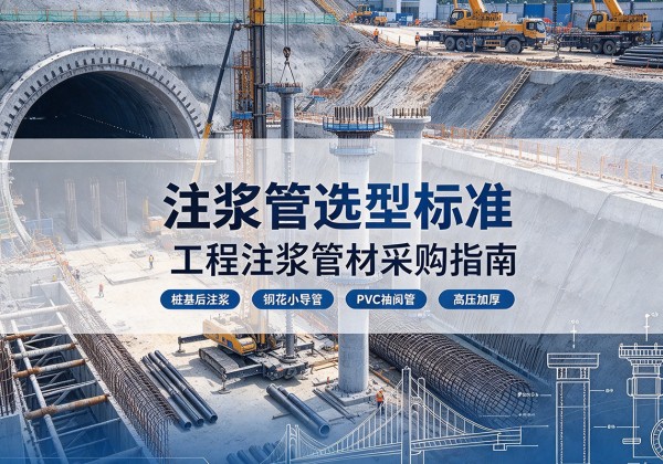 覃塘注浆管选型标准